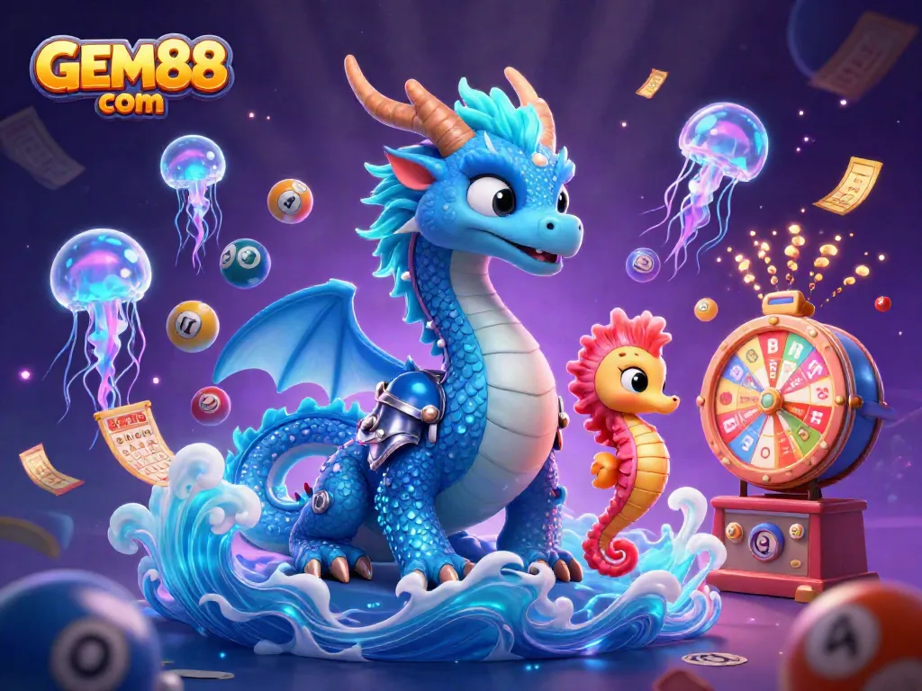 Experience GEM88 com with a vibrant underwater world brimming with excitement and engaging prize elements.