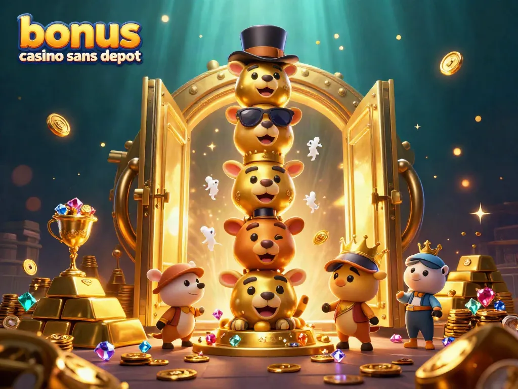 Gagnez avec le bonus casino sans dépôt dans un univers de casino vibrant.