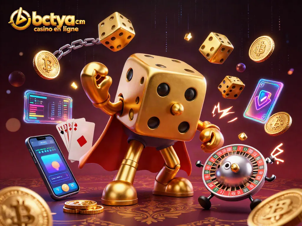 Experience the excitement of betya.com casino en ligne with a vibrant, animated 3D casino scene